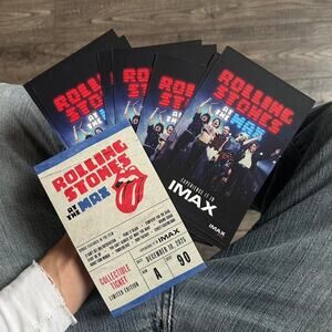 Rolling Stones at the Max AMC IMAX Exclusive Movie Promo Mini Print